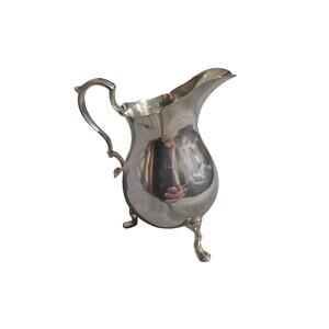 Vintage International Silver Co 2477 Footed Creamer Pitcher Cabriole Legs